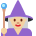 🧙🏼‍♀️ woman mage: medium-light skin tone display on Twitter